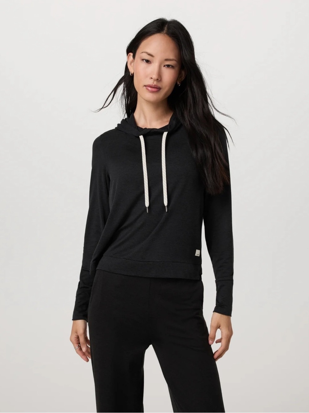 Vuori Halo Essential Hoodie Black Heather
